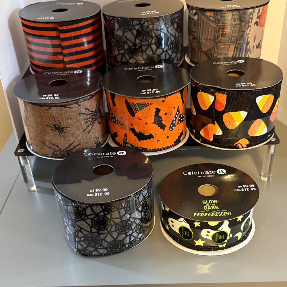 Celebrate It Halloween Ribbon Assortment in Orange & Black
